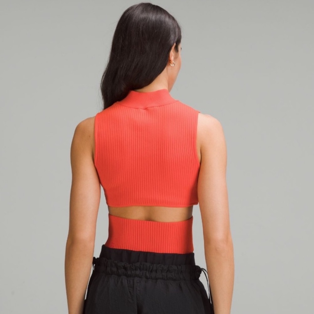 lululemon athletica Open Back Half-Zip Sweater